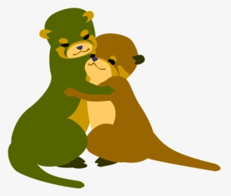 Otter, Hugs, Love, Friendship, Good Friends - Love And Friendship Clip Art, HD Png Download, Transparent PNG