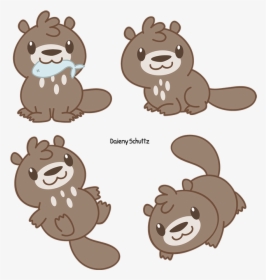 Clip Art River Otter Clip Art - Giant River Otter Cartoon, HD Png Download, Transparent PNG