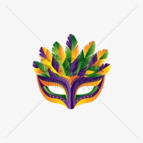Masquerade Clipart Masquerade Feather - Masquerade Mask Design Png, Transparent Png, Transparent PNG