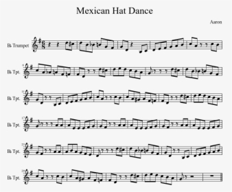 Mexican Hat Dance Sheet Music, HD Png Download, Transparent PNG