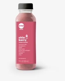 Chia Berry Collagen Smoothie - Water Bottle, HD Png Download, Transparent PNG