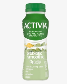 Activia® Pineapple Chia Flax Hemp Seed Probiotic Smoothie - Probiotic Smoothie, HD Png Download, Transparent PNG
