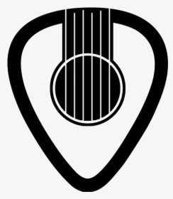 Sound Tattoo Picks Guitar Pick Acoustic Hole Clipart - Guitar Pick Icon Png, Transparent Png, Transparent PNG