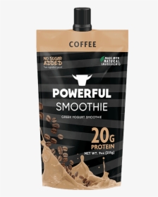 Coffee Protein Smoothie - Powerful Yogurt Smoothie, HD Png Download, Transparent PNG