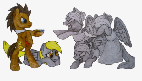 Ponified, Pony, Safe, Sonic Screwdriver, Time Turner, - Doctor Whooves Weeping Pegasus, HD Png Download, Transparent PNG