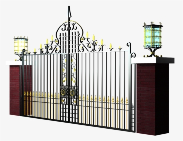 Gate 3d Png, Transparent Png, Transparent PNG