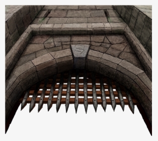 Castle Gate Transparent - 2d Castle Gate Png, Png Download, Transparent PNG