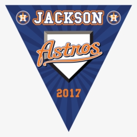 22″ X 22″ Vinyl Triangle Pennant Astros - Poster, HD Png Download, Transparent PNG