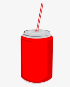 Cylinder,red,fizzy Drinks - Refrigerante Desenho Png, Transparent Png, Transparent PNG