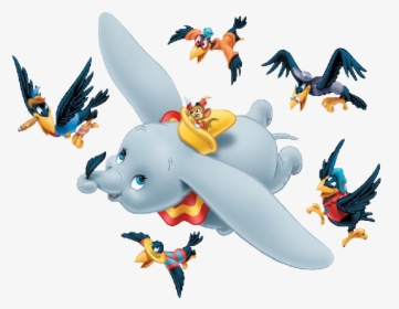 Dumbo The Flying Elephant Timothy Q - Dumbo And His Friends, HD Png Download, Transparent PNG