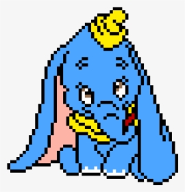 Pixel Art Disney Dumbo , Png Download - Dumbo Pixel Art, Transparent Png, Transparent PNG