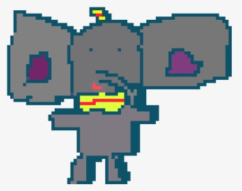 Dumbo Pixel Art, HD Png Download, Transparent PNG