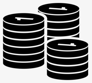 Money Stacks Of Coins Comments - Coins Icon Svg, HD Png Download, Transparent PNG