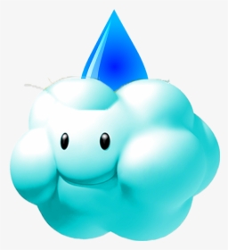 Mario Kart Snow Cloud Clipart , Png Download - Snow Cloud Mario, Transparent Png, Transparent PNG
