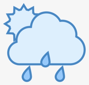 Rain Cloud Icon - Vector Graphics, HD Png Download, Transparent PNG