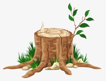 Partial Tree Trunk Free Png - Tree Stump Transparent Background, Png Download, Transparent PNG
