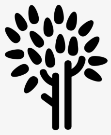 Tree Trunk And Leaves - Icon, HD Png Download, Transparent PNG