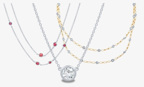 Women S Gold And Diamond Necklaces - Chain, HD Png Download, Transparent PNG