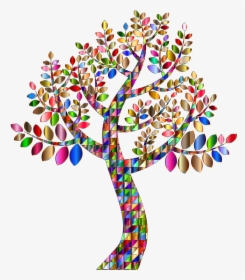 Plant,tree,trunk - Colorful Family Tree Clipart, HD Png Download, Transparent PNG