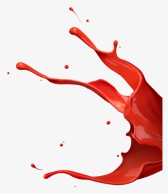 Nyelenehart Ink Splashes Effect Photoshop Tutorial - Red Ink Splash Png, Transparent Png, Transparent PNG