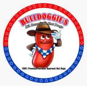 Bulldoggie S All American Hot Dogs Clipart Library - Logos American Hot Dogs, HD Png Download, Transparent PNG