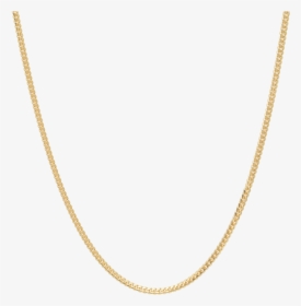 Gold Cuban Chain Necklace - Gold Neck Chain For Men, HD Png Download, Transparent PNG
