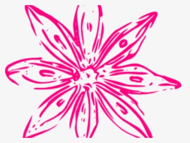Transparent Sakura Clipart - Line Of Purple Flowers, HD Png Download, Transparent PNG