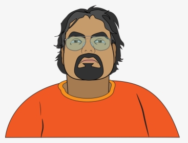 Beard, Forty, Generation X, Glasses, Goatee, Guy, Man - Man With Goatee In Cartoon, HD Png Download, Transparent PNG