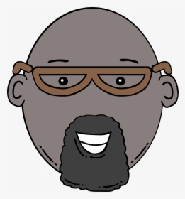 Image Transparent Library Beard Clipart Goatee - Man Face Cartoon, HD Png Download, Transparent PNG