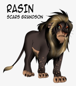 Scars Grandson Rasin - Lion King Scar's Grandson, HD Png Download, Transparent PNG