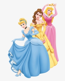 Disney Princesses Clipart - Princess Aurora And Cinderella, HD Png Download, Transparent PNG