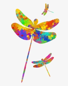 Dragonfly Watercolor Png, Transparent Png, Transparent PNG