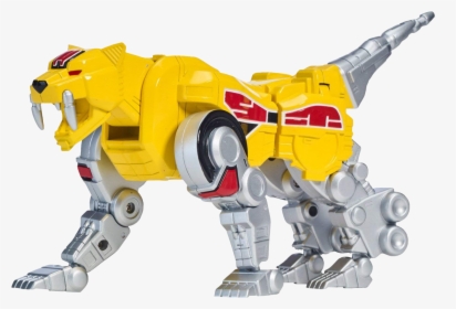 Transparent Saber Tooth Tiger Png - Power Rangers Mighty Morphin Yellow Ranger Zord, Png Download, Transparent PNG
