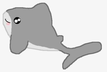 Cute And Derpy Megalodon Sperm Whale - Megalodon Cute Sharks, HD Png Download, Transparent PNG