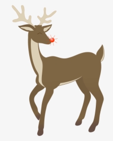 Rudolph Clip Art Free - Rudolph The Reindeer Clipart, HD Png Download, Transparent PNG