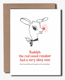 Rudolph S Red Nose - Cartoon, HD Png Download, Transparent PNG
