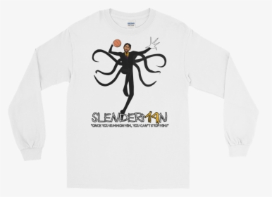Slender Man Ingram Long Sleeve T-shirt - Long-sleeved T-shirt, HD Png Download, Transparent PNG