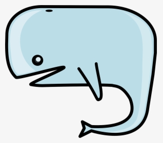 Angle,area,line - Cartoon Whale No Background, HD Png Download, Transparent PNG