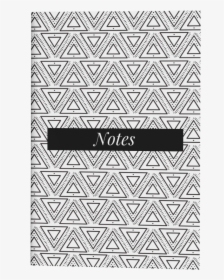 Black White Triangle Notes Journal, HD Png Download, Transparent PNG