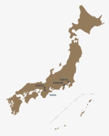 Aot Map Jic Essential Japan - Japan Map Png Tokyo, Transparent Png, Transparent PNG