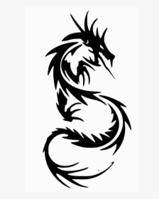 White Dragon Tattoo Chinese Dragon Clip Art - Free Dragon Svg File, HD Png Download, Transparent PNG
