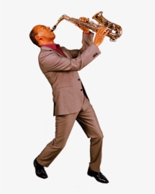 Clip Art Man Playing Saxophone - Person Playing Saxophone Png, Transparent Png, Transparent PNG
