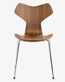 Grand Prix Chair Arne Jacobsen Walnut - Fritz Hansen Grand Prix Chair, HD Png Download, Transparent PNG