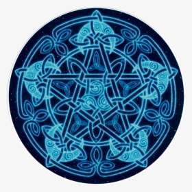 Bumper Sticker / Decal - Celtic Moon Pentacle, HD Png Download, Transparent PNG