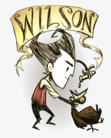 Transparent Wilson Castaway Png - Dont Starve Wilson, Png Download, Transparent PNG