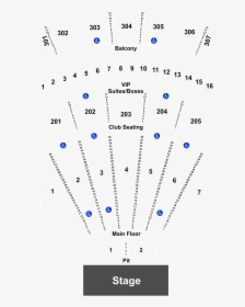 Seat Number Comerica Theater Seating, HD Png Download, Transparent PNG