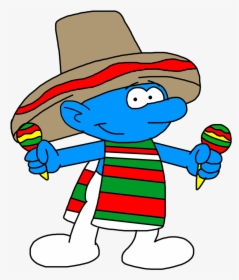 Smurf With Dance Outfit - Smurfs Mexico, HD Png Download, Transparent PNG