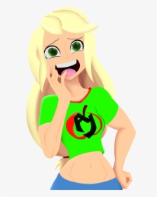 7los7, Belly Button, Blonde, Clothes, Equestria Girls, - Equestria Girls Belly Button, HD Png Download, Transparent PNG