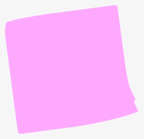 Pink Post It Clip Art At Clker - Post It Pink Png, Transparent Png, Transparent PNG
