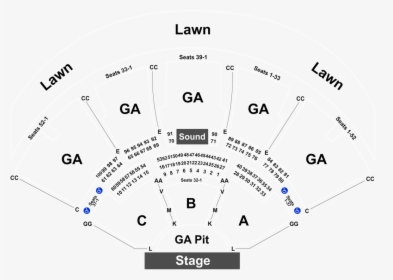 Ruoff Music Center Seating Chart, HD Png Download, Transparent PNG